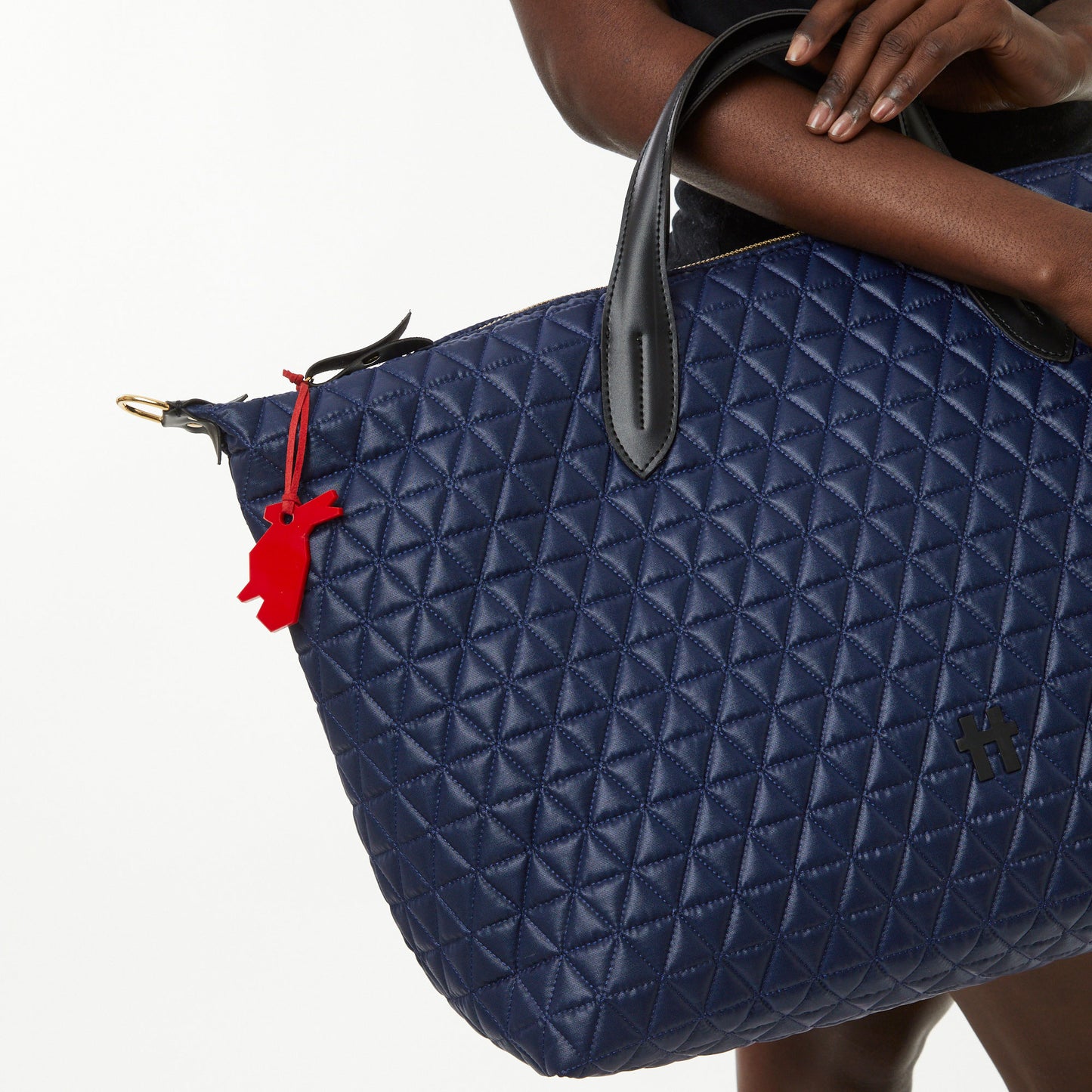 Bolsa Matelassê Weekender Azul Marinho