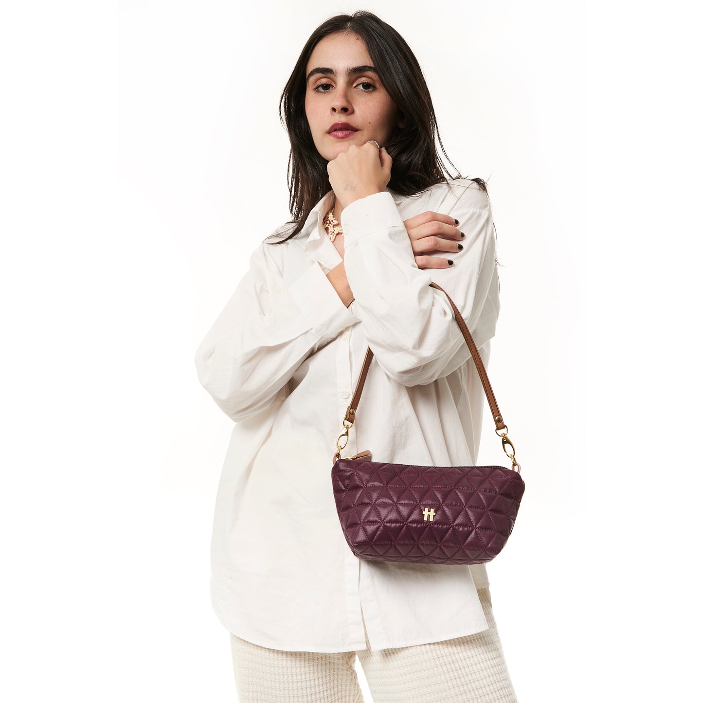 Bolsa Pp Matelasse Bordo